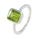 Lakshmi Trendy Green Solitaire Ring